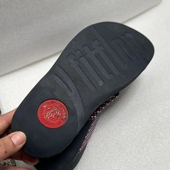 Fit flop blue and Red Flip-Flops size 8 - Picture 7 of 8